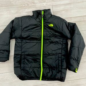 The North Face Boys Ski Snowboard Black Jacket - YXL - Water Repellent